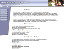 Tablet Screenshot of kelownaallergy.com